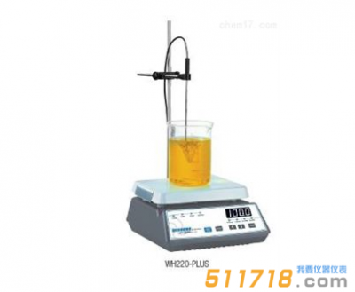 德國wiggens WH220PLUS 單位數字式加熱磁力攪拌器