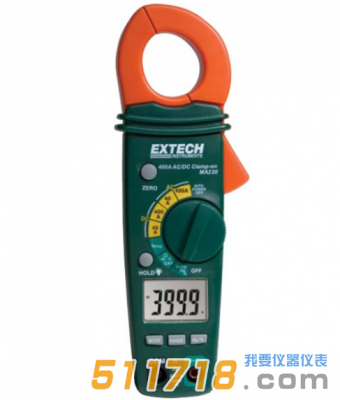 美國EXTECH MA220 400A交/直流鉗型表