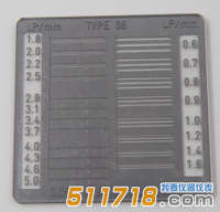 德國(guó)IBA TYP 38空間分辨率測(cè)試卡(200188)