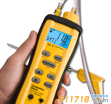 美國(guó)Fieldpiece SOX3便攜式燃燒效率分析儀