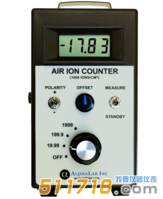 美國AlphaLab AIC1000負(fù)離子濃度檢測儀