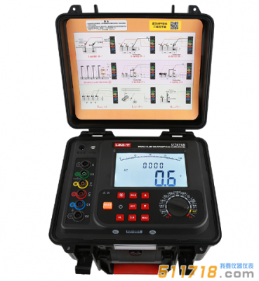 UT575B雙鉗多功能接地電阻測試儀