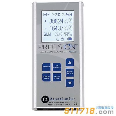 美國AlphaLAB AIC3Pro空氣負(fù)離子檢測儀