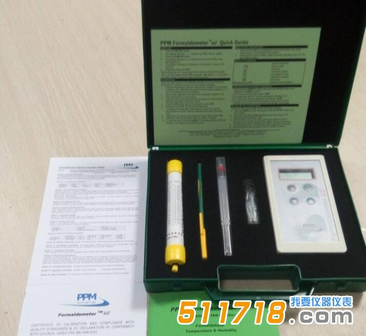 英國PPM HTV甲醛檢測儀